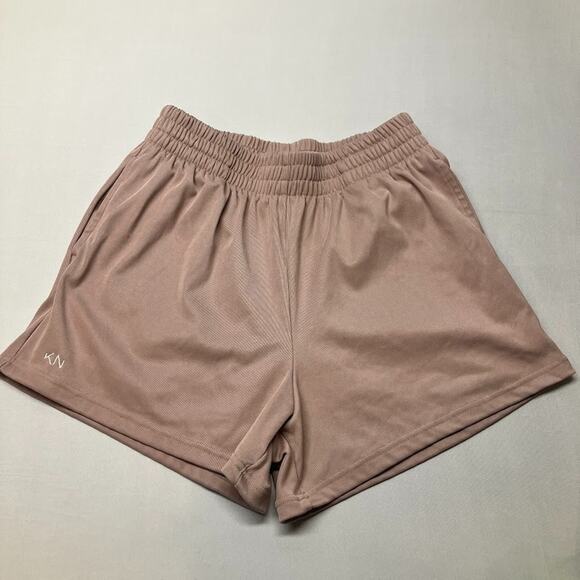 KLASSY NETWORK Elastic Waist Pull On Active Shorts 3.5" Size S Blush Pink - Picture 1 of 10